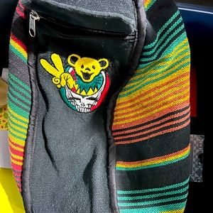 Gypsy rose Grateful Dead Bear Skull Rasta Bag